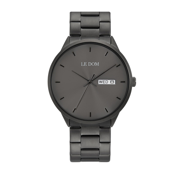 LE DOM Maxim dark grey steel bracelet LD.1435-8