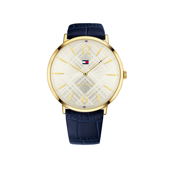 TOMMY HILFIGER Pippa grey dial & blue strap