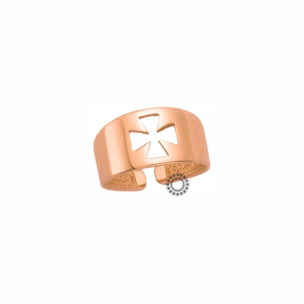 Δαχτυλίδι για νύχι Κ9 ροζ χρυσό