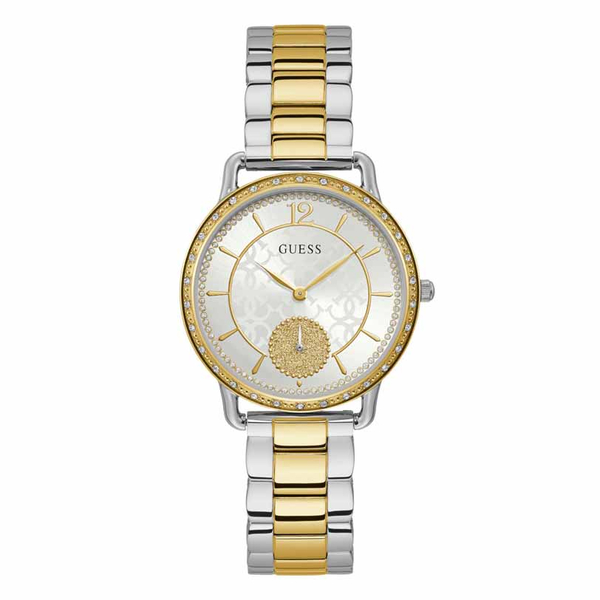 GUESS grey dial gold steel bracelet W1290L1