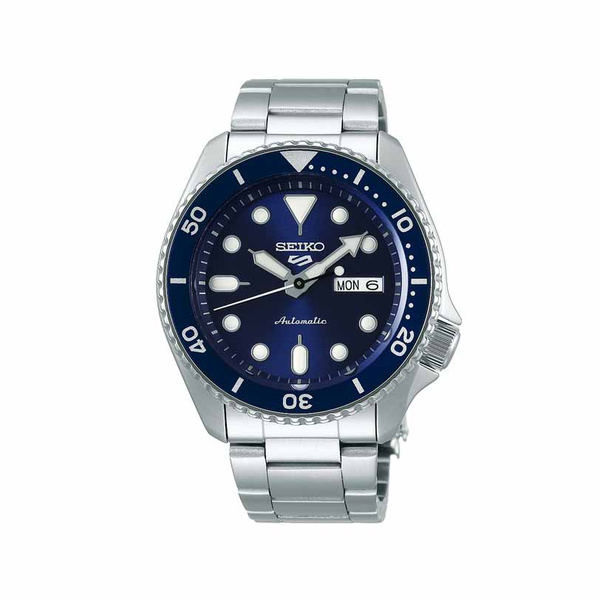 SEIKO 5 Automatic Blue Dial Steel Bracelet