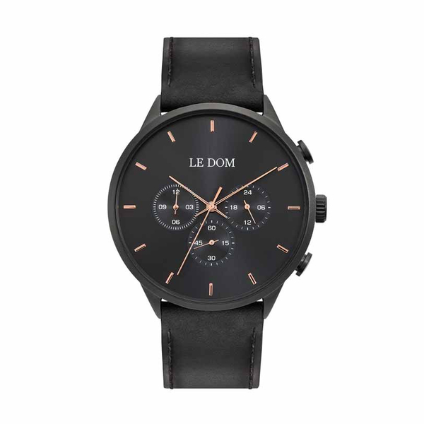 LE DOM Principal black strap LD.1436-13