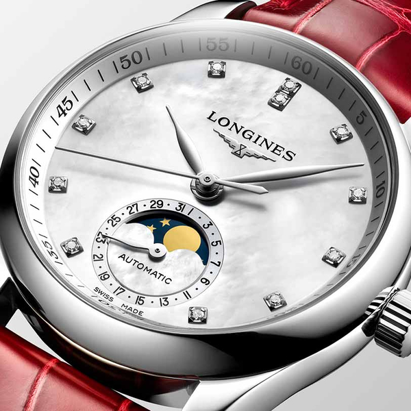 LONGINES Master Collection Automatic Moonphase Diamonds