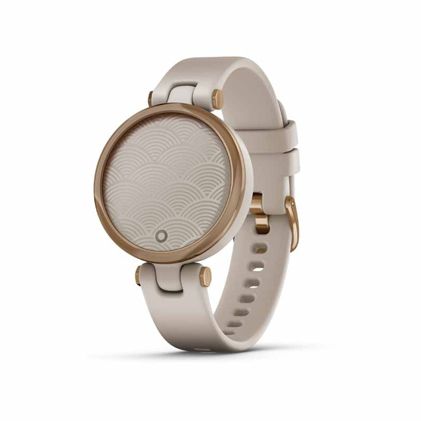 GARMIN Lily Sport Rose Gold & Light Sand Silicone