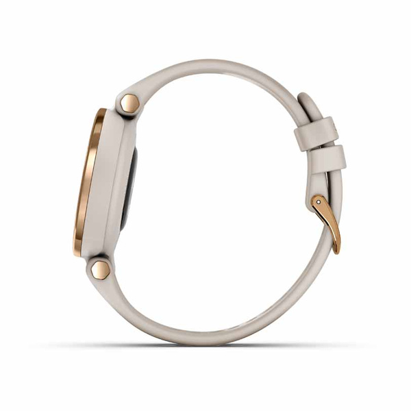 GARMIN Lily Sport Rose Gold & Light Sand Silicone