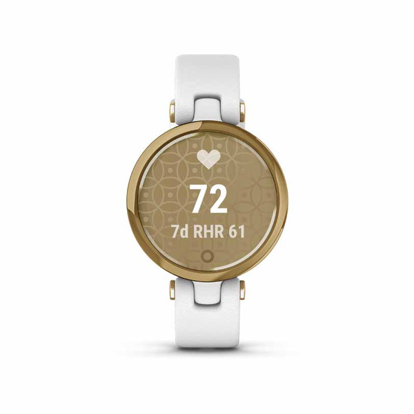 GARMIN Lily Classic Light Gold & White Leather