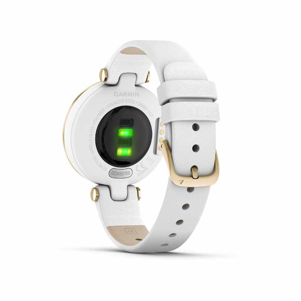 GARMIN Lily Classic Light Gold & White Leather