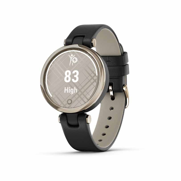 GARMIN Lily Classic Cream Gold & Black Leather