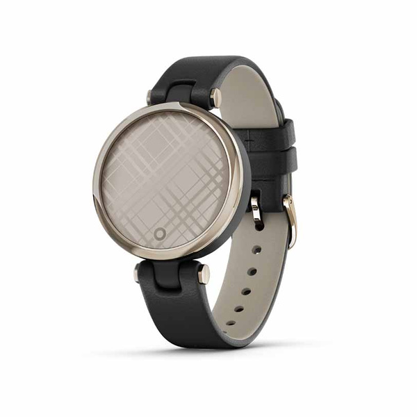 GARMIN Lily Classic Cream Gold & Black Leather