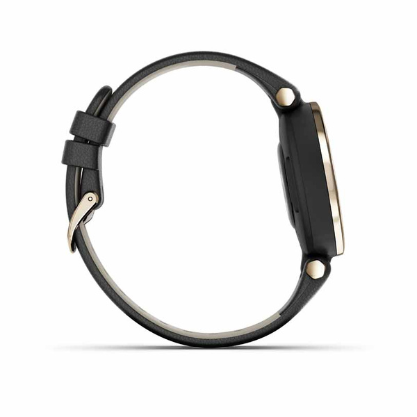 GARMIN Lily Classic Cream Gold & Black Leather