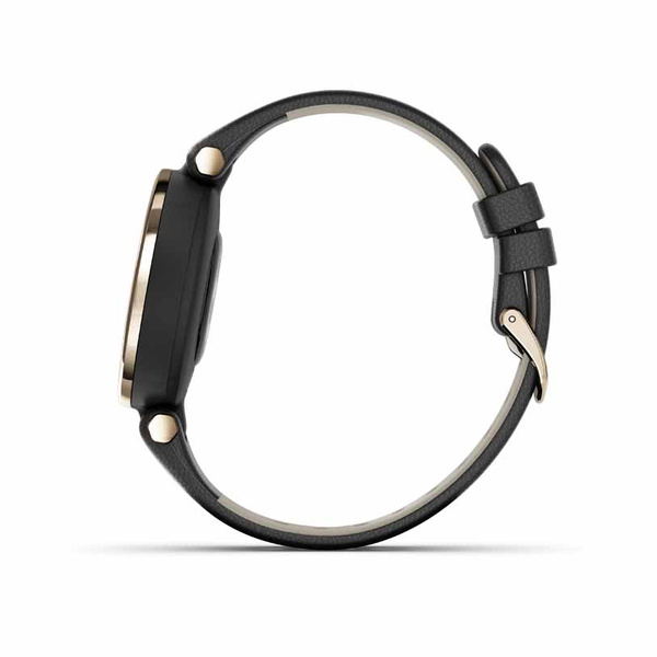 GARMIN Lily Classic Cream Gold & Black Leather