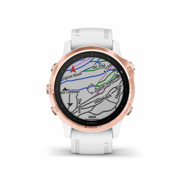 GARMIN Fenix 6S Pro Rose Gold with White Band