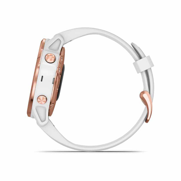 GARMIN Fenix 6S Pro Rose Gold with White Band