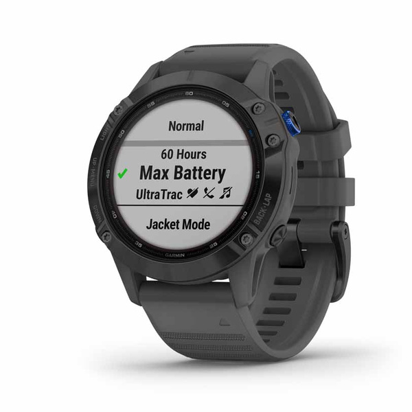 GARMIN Fenix 6 Pro Solar Black with Slate Gray Band