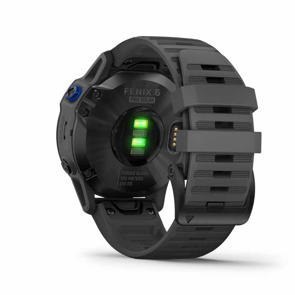 GARMIN Fenix 6 Pro Solar Black with Slate Gray Band