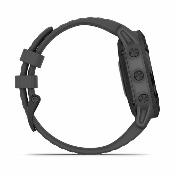 GARMIN Fenix 6 Pro Solar Black with Slate Gray Band