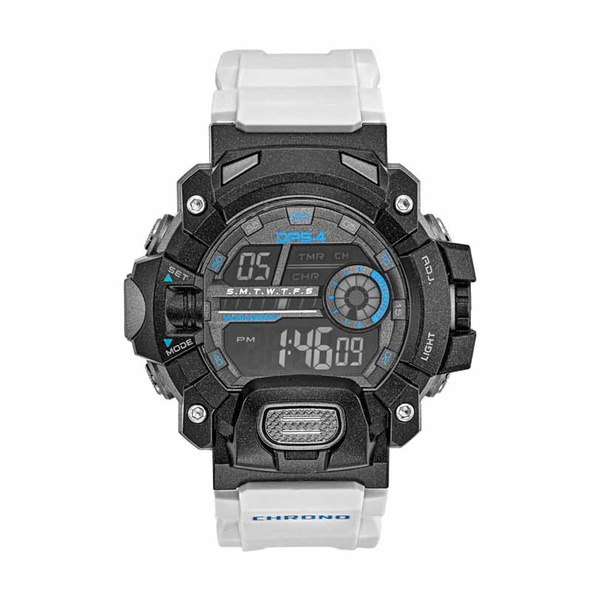 DAS.4 LD09 White LCD watch