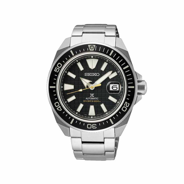 SEIKO Prospex Automatic Diver's 200 Black Dial Steel Bracelet