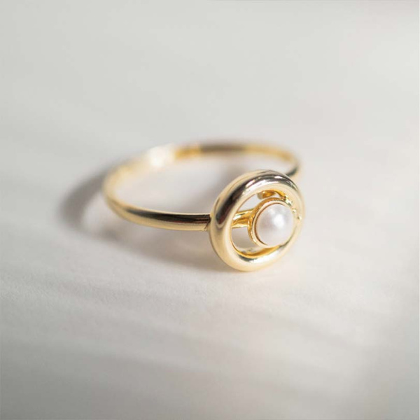 Δαχτυλίδι από ασήμι 925 με μαργαριτάρι