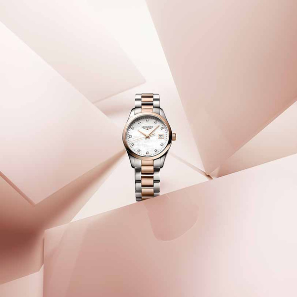 LONGINES Conquest Classic Mother-of-pearl & Diamonds