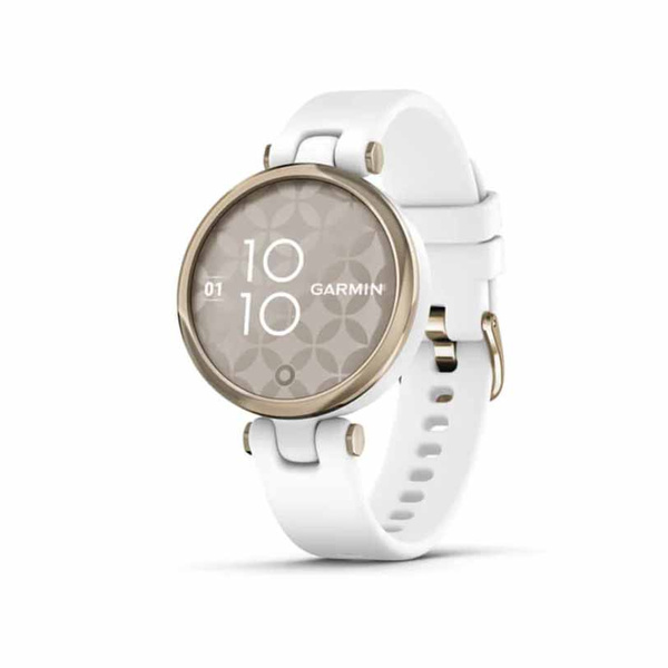 GARMIN Lily Sport Cream Gold & White Silicone