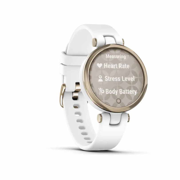 GARMIN Lily Sport Cream Gold & White Silicone