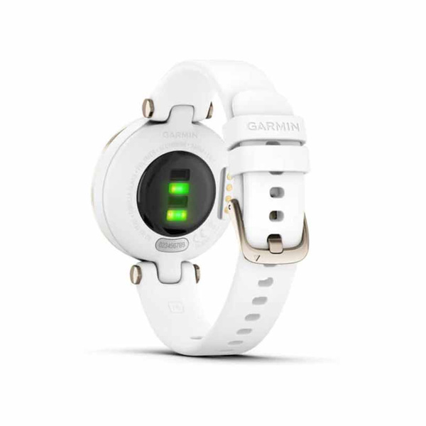 GARMIN Lily Sport Cream Gold & White Silicone