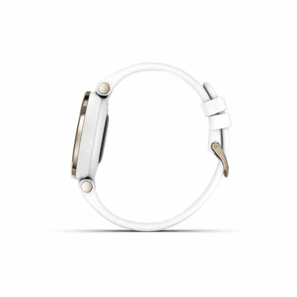 GARMIN Lily Sport Cream Gold & White Silicone