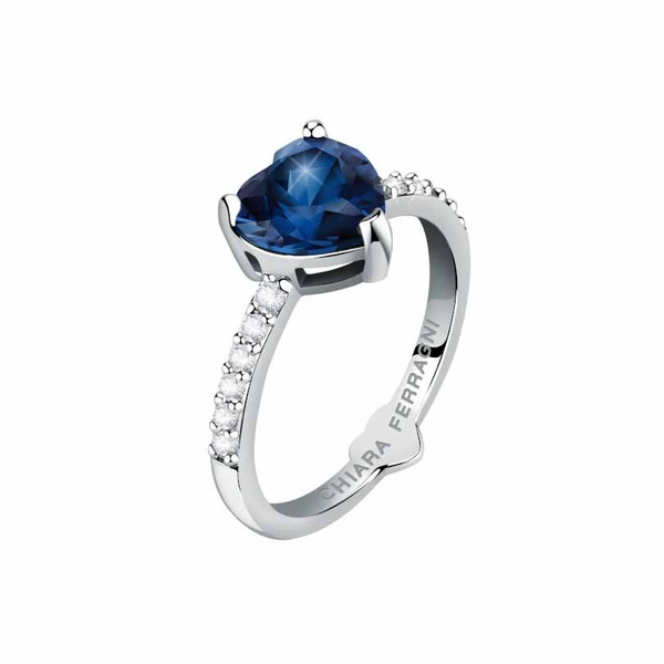 Δαχτυλίδι μπλε καρδιά CHIARA FERRAGNI J19AUV34014
