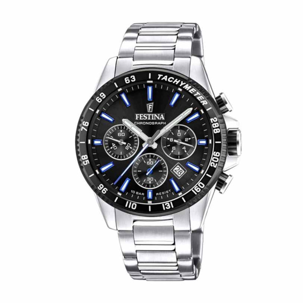 FESTINA chronograph black dial & bracelet