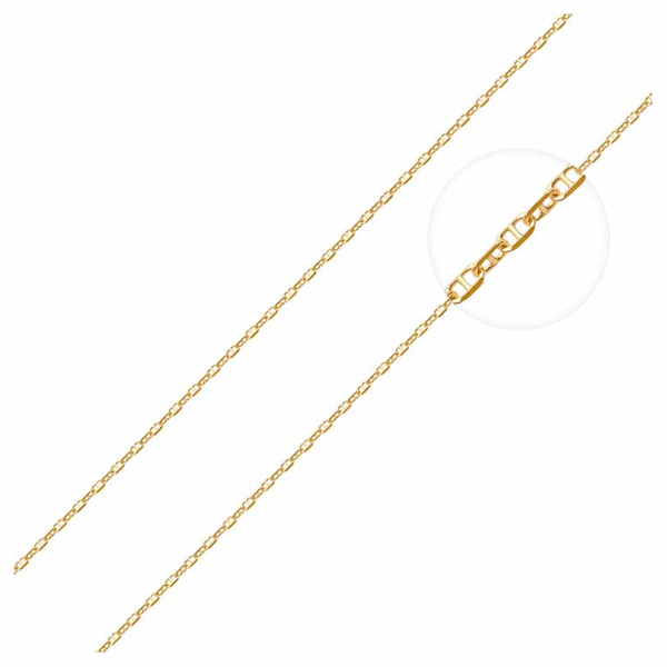 Αλυσίδα λαιμού «Μαρίνα 1» Κ14 χρυσή (50 cm)