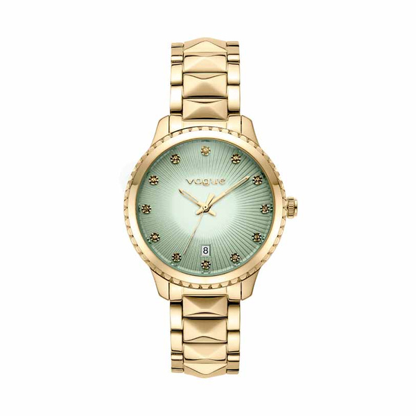 VOGUE MONACO Green Dial Steel Bracelet