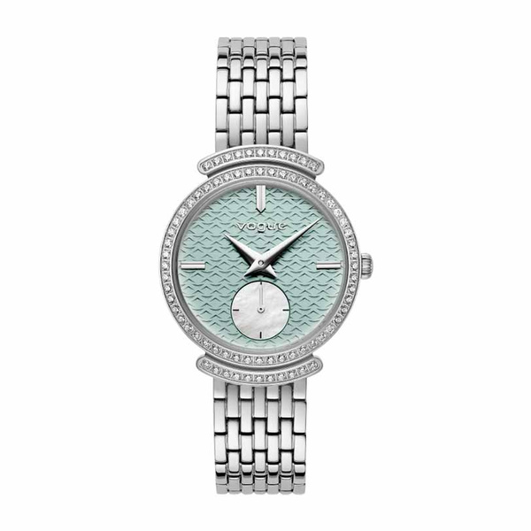 VOGUE SAINT TROPEZ Green Dial Steel Bracelet