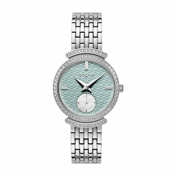 VOGUE SAINT TROPEZ Green Dial Steel Bracelet