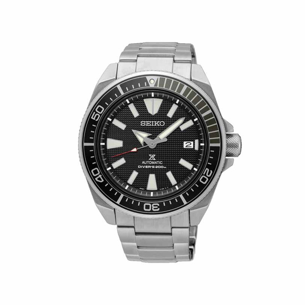 SEIKO Prospex Automatic Diver's 200 Black Dial Steel Bracelet