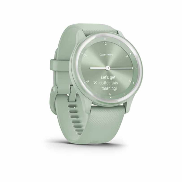 GARMIN Vivomove Sport Cool Mint with Green Band