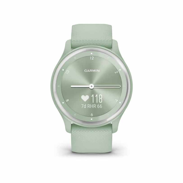 GARMIN Vivomove Sport Cool Mint with Green Band