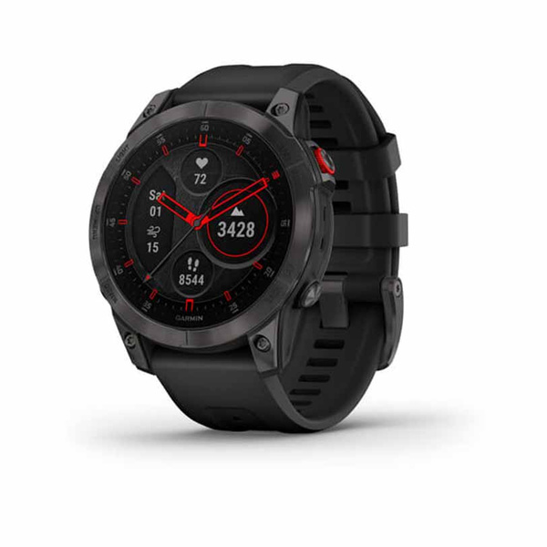 GARMIN Epix Sapphire Titanium Carbon Gray DLC with Black Band