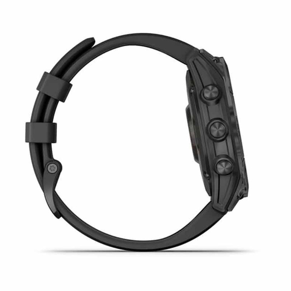 GARMIN Epix Sapphire Titanium Carbon Gray DLC with Black Band