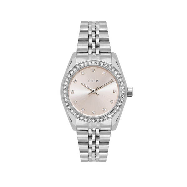 LE DOM Glance silver dial steel bracelet LD.1492-4