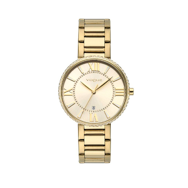 VOGUE Jet Set gold dial gold bracelet