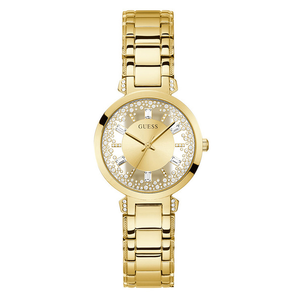 GUESS gold dial gold bracelet