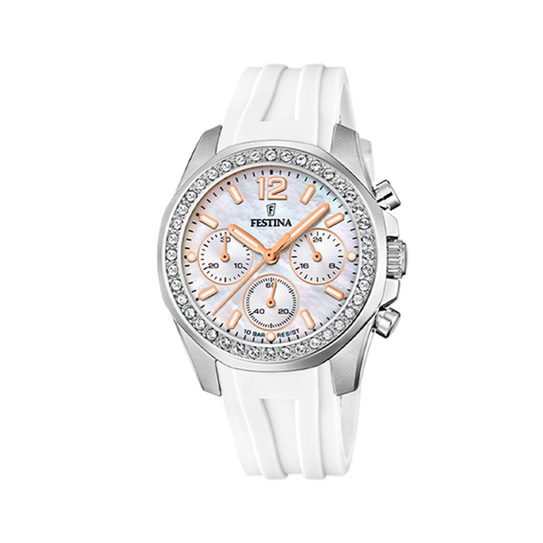 FESTINA Women's Ivory Stainless Steel Watch