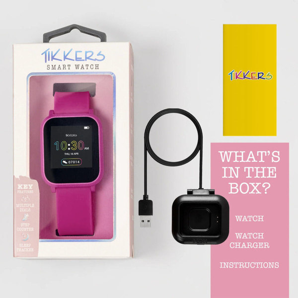 Tikkers Teen Series 10 Pink Smartwatch