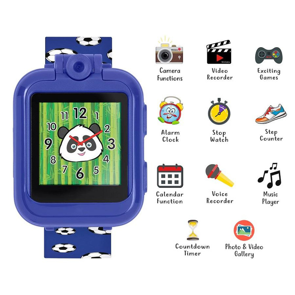 Tikkers Interactive Watch Football Blue & Headphone Set