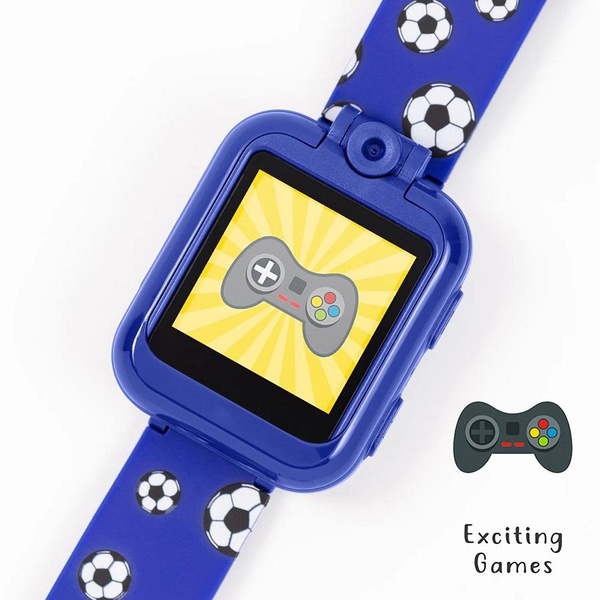 Tikkers Interactive Watch Football Blue & Headphone Set