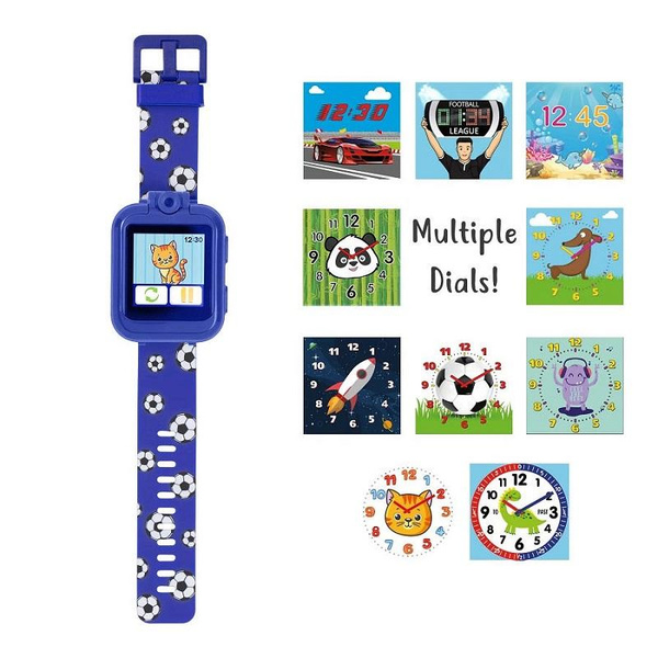 Tikkers Interactive Watch Football Blue & Headphone Set