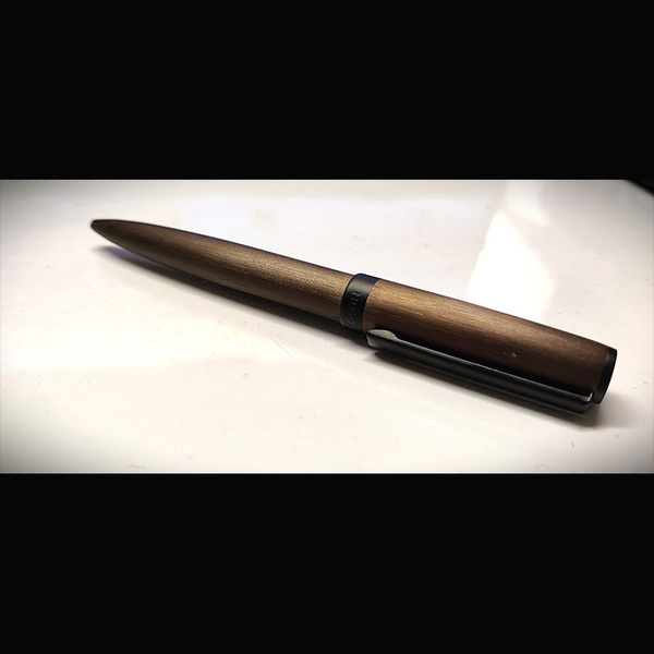 Hugo Boss Ballpoint Pen Gear Brushed Khaki HSK4414T