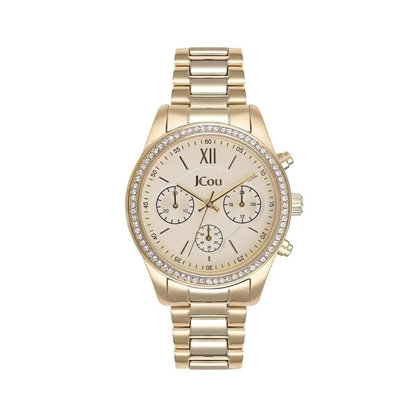 JCOU Valerie gold dial gold steel bracelet