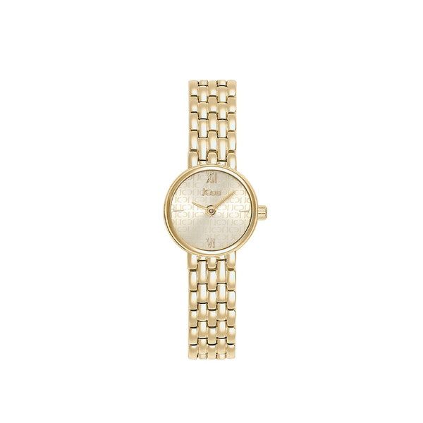 JCOU Lamelle gold dial gold  steel bracelet